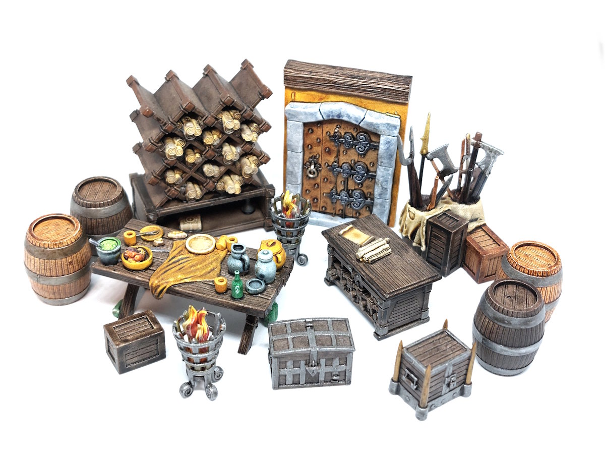 Décor Heroquest Drunagor Erune Gloomhaven Darkness